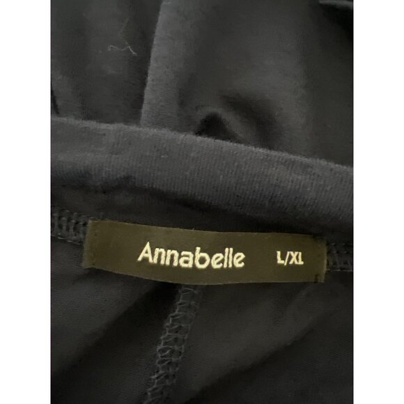 Annabelle Navy Blue Long High-Low Tunic Top - Picture 5 of 5